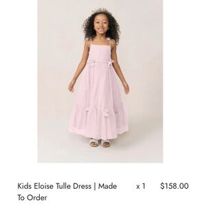 Revelry Petal Pink Flower Girl Eloise Tulle Dress